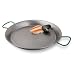 Paderno World Cuisine 15.325 Inch Polished Carbon Steel Paella Pan