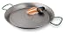 Paderno World Cuisine 18.5 Inch Polished Carbon Steel Paella Pan