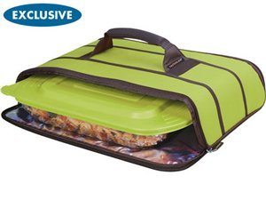 Rachael Ray 9x13-in. Stow-A-Way Collapsible Carrier, Green
