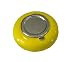 Yellow Steel Mini Portable Personal Ashtray Ash Lid