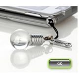 Mathmos White Light Bulb Phone charm