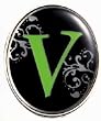 Finders Key Purse Letter V Keychain