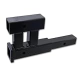 Dual 2" Hitch Bicycle Receiver Adapter Extender Extension 4000lb