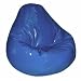 Elite`s WETLOOK Vinyl Nautical Blue BEAN BAG FABRIC SAMPLE
