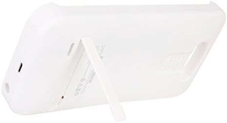 LSD 3200mAh External Battery Backup Power Bank Charge Charging Case Cover with Stand for LG G3 White
