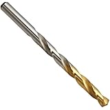 YG-1 High Speed Steel Gold-P Jobber Drill Bit, TiN Finish, Straight Shank, Slow Spiral, 135 Degree, 12.0mm Diameter x 151mm Length (Pack of 5)