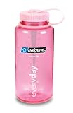 Nalgene BPA Free Tritan Wide Mouth Water Bottle, 32 Oz, Pink