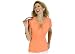 Misses Brisas Short Sleeve Organic Keyhole Top