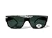 Bomb the Base Rectangle Square BLACK SNAKE-Print Vintage Retro 80's Hip Hop Rap Sunglasses / Mens and Womens (Similar-Looking to EK Emmanuelle Khanh Sunglasses)
