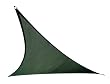 Coolaroo Triangle Shade Sail 16 Feet 5 Inches with Hardware Kit, Brunswick Green