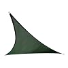 Coolaroo Triangle Shade Sail 16 Feet 5 Inches with Hardware Kit, Brunswick Green