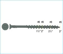 Tyrex #8X2 #2 Sq Deckscrew DCT8200D