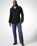 Ralph Lauren Big & Tall Classic-Fit Jean, Long Sleeve V-Neck Sweater, RL Double Breasted Coat