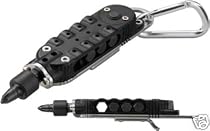 CRKT Get-A-Way Driver Keyring Screwdriver Set & Bits