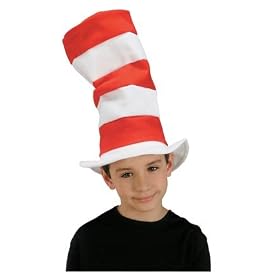 Cat in the Hat Child Felt Hat Dr. Seuss Character Costume Accessory