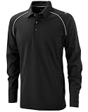 Ashworth Mens Long Sleeve Golf Polo Shirt
