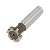 uxcell　Tスロットエンドミル　6枚刃　ハードウェア　HSS　AL　ストレートシャンク