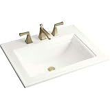 Memoirs Self-Rimming Bathroom Sink with Stately Design and Single-Hole Faucet Drilling Finish: White, Centers: Single Hole