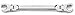 3/8", 7/16", Flare Nut Wrench, SAE, Full Polish Finish, Number of Points: 6