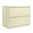 36" Wide Lateral File Cabinets, Two Drawer, Putty (ALELA523629PY) Category: Metal Lateral File Cabinets