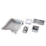 31iwQIwrugL. SL160  Herlitz 10411338 5 teiliges Büro Schreibtisch Set Silverline