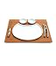 6 Pc. Porcelain and Bamboo Seafood Set by Swissmar