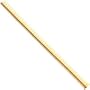 Gold Plated Omega Link Bracelet 7.25"