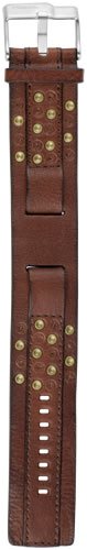 Fossil Women's Strap - Brown w/Gold Studs