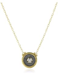 GURHAN "Imperial" White Diamond Two-Tone Pendant Necklace, 17"