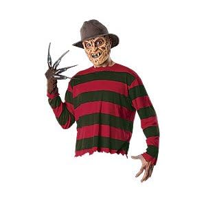 Nightmare on Elm Street Freddy Krueger Complete Costume Set Adult Halloween Costume Size Standard (B1113-1112)