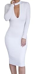 Sexy Cocktail Polyester/Spandex Halter Long Sleeves Club Dress/Homecoming Dress/Prom Dress/Wedding Dress 