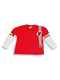 Wild Mango - Boys Long Sleeved Tee, Red, White
