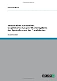 Versuch einer kontrastiven Gegenüberstellung der Phonemsysteme des Spanischen und des Französischen