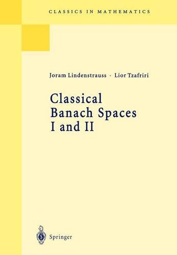 Classical Banach Spaces I (Classics in Mathematics)