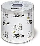 Paper + Design GmbH - Just Married 00021 bedrucktes Toilettenpapier - Hochzeit Box H?he 10cm title=
