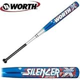 Worth ALXSB Chrome Silencer softball bat 34/27 NEW 0136