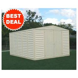 DuraMax Model 00511 10x13 WoodBridge Vinyl Storage Shed