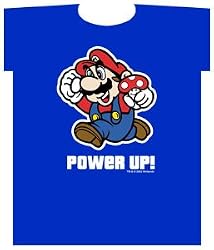 Super Nintendo Power Up Mario Tshirt