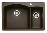 Blanco : 511-644 Kitchen Sink 1 and 1/2 Bowl Di - Cafe Brown