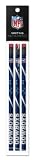 Dallas Cowboys 3 Pack Wood Pencil in Clear Bag with Header - NFL (12005-QUG)