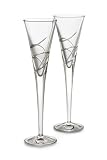 Waterford Crystal Ballet Ribbon Flute Pair