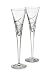 Waterford Crystal Ballet Ribbon Flute Pair