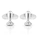 925 Sterling Silver Tiny Aeroplane Airplane 14 mm Post Stud Earrings