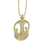 Loving Family® 18k Gold Clad Pendant - Mother and Two Children $46.99