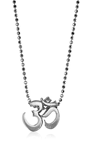 Alex Woo "Little Faith" Om Pendant Necklace, 16"