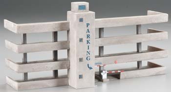 Bachmann Scene Scapes False Front Resin Building - Four Story Parking Garage - HO Scale-image
