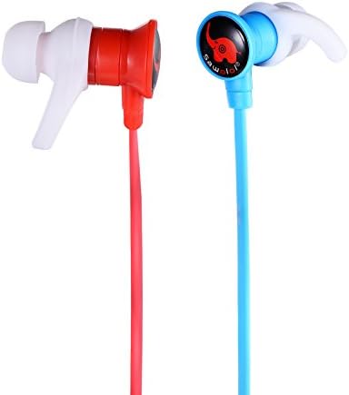 Sawolol In-ear Wired Premium Colorful Stereo Noise Isolating Earbuds Headphone with Built-in Microphone