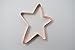 Small Folk Art Star Copper Cookie Cutter