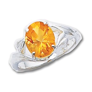 Buy Sterling Silver Citrine ring by A Great Jewelry Co.