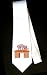 Party Decoration Necktie with bone, eating, standing, dog, desk
